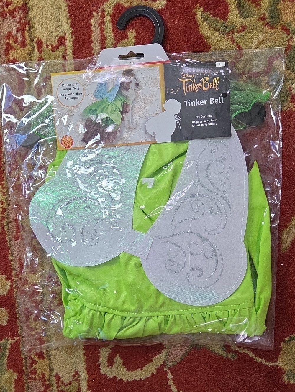 Disney TInkerbell Fairy L Dog costume